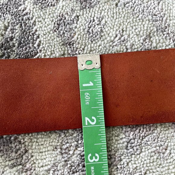 Michael Kors Wide Brown Leather Belt main image 7